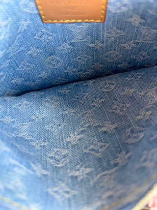LOUIS VUITTON Denim Carryall PM W/ Pouch
