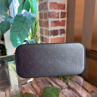 LOUIS VUITTON Stockton Matte Gray Vernis Leather Tote