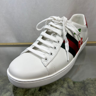 GUCCI Cherry Ace Multi-Color Leather Sneakers 39