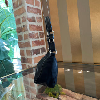 PRADA Black Nylon Shoulder Bag