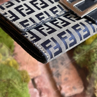 FENDI FF Zucca Canvas Wallet
