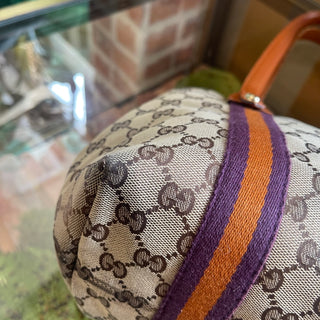 GUCCI GG Canvas Web Jolicoeur Tote