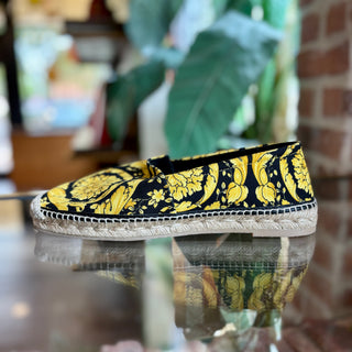VERSACE Square Tote Baroque Espadrilles 41