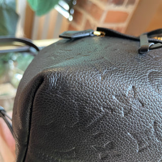 LOUIS VUITTON Montsouris Black Empriente Leather Backpack