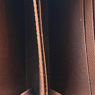 LOUIS VUITTON Monogram Brown Coated Canvas Zippy Coin Purse