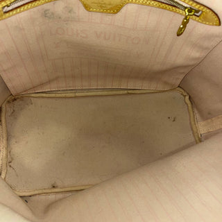 LOUIS VUITTON Neverfull MM Damier Azur Canvas Tote Bag