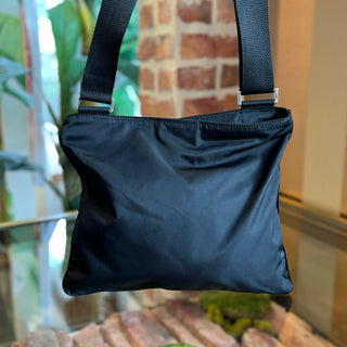 PRADA Black Nylon Crossbody Bag