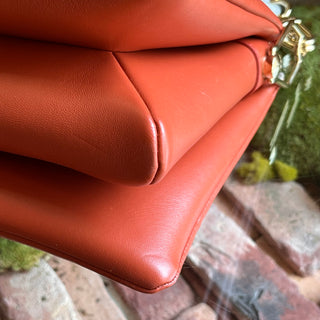 LOUIS VUITTON Coussin PM Terracotta Monogram Embossed Leather Shoulder Bag