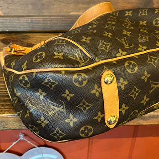 LOUIS VUITTON Galliera PM Brown Monogram Canvas Hobo Bag