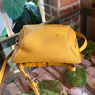 LOUIS VUITTON Mabillon Yellow Epi Leather Vintage Backpack