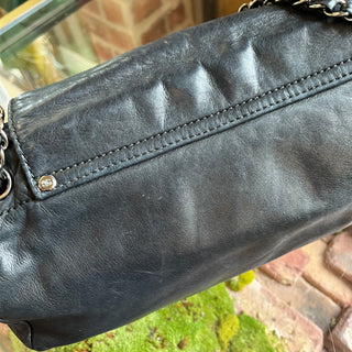 CHANEL Rock and Chic Accordion Black Lambskin Shoulder Bag