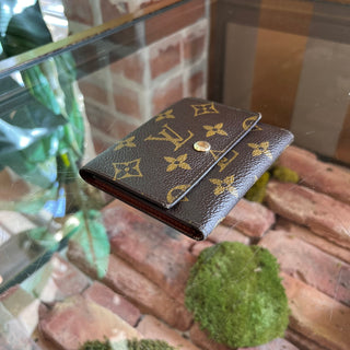 LOUIS VUITTON Vintage Brown Monogram Canvas Bifold Wallet