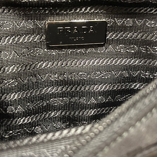 PRADA Black Nylon Belt Bag