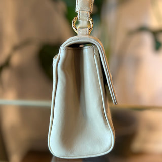 CHANEL Vintage Classic Top Handle Flap Bag Quilted Lambskin Medium