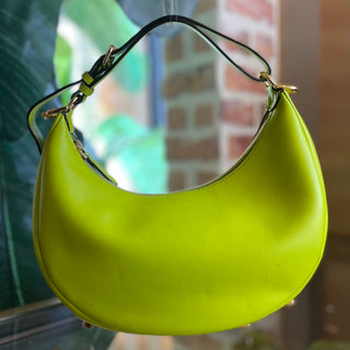 FENDI Green Vitello Grace Matte Small Fendigraphy Hobo Bag