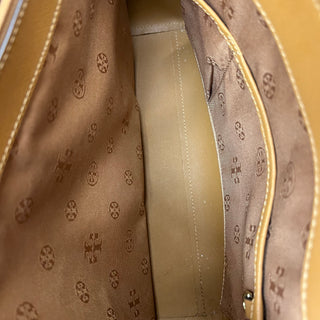 TORY BURCH York Small Brown Leather Tote Bag