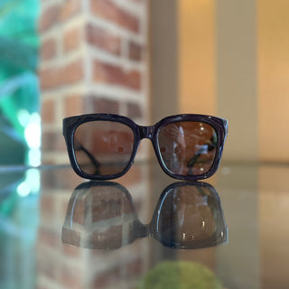 GUCCI GG1338S Burgundy Acetate Square Sunglasses