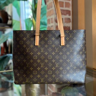 LOUIS VUITTON Luco Brown Monogram Canvas Tote Bag