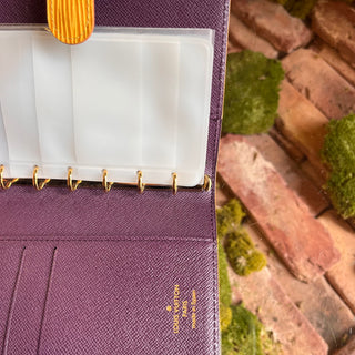 LOUIS VUITTON Yellow Epi Leather Agenda Cover