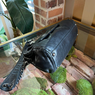 CHANEL Rock and Chic Accordion Black Lambskin Shoulder Bag