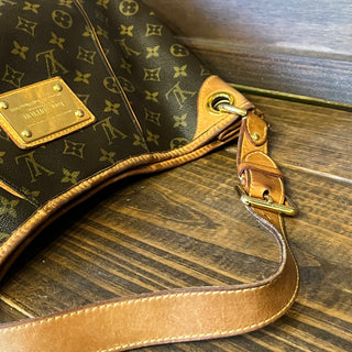 LOUIS VUITTON Galliera PM Brown Monogram Canvas Hobo Bag