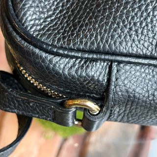 GUCCI Soho Disco Black Pebbled Leather Crossbody