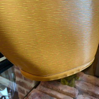 LOUIS VUITTON Saint Jacques Yellow Epi Leather Vintage Tote Bag