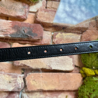 GUCCI Small GG Marmont Black Leather Belt 70/28 (US 24)