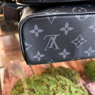 LOUIS VUITTON District MM Black Monogram Eclipse Canvas Crossbody Bag