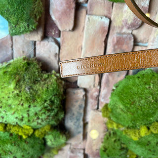 GIVENCHY Brown Leather Belt SZ75