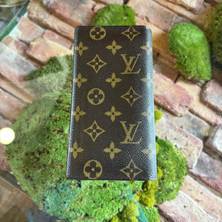 LOUIS VUITTON Monogram Checkbook Cover Wallet