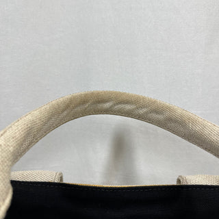 PRADA Canapa Mistolino Satin Floral Applique Tote