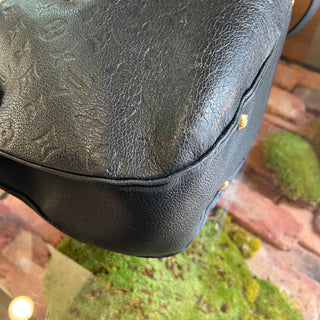 LOUIS VUITTON Spontini Black Empreinte Leather Hobo