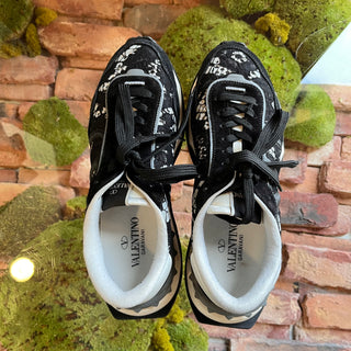VALENTINO Lacerunner Black Trainer Sneakers SZ39(9US)
