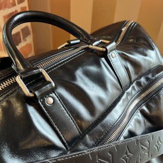 LOUIS VUITTON Keepall Cargo Bandoulière 50 Calf Leather Duffel Bag
