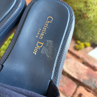 DIOR Dio(r)evolution Navy Slide Sandals