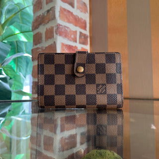 LOUIS VUITTON Damier Ebene French Purse Wallet