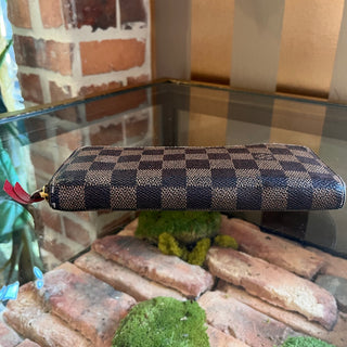 LOUIS VUITTON Clémence Coated Canvas Zippy Wallet