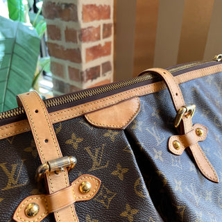 LOUIS VUITTON Palermo GM Brown Monogram Canvas Tote Bag