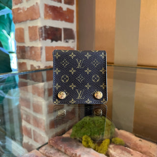 LOUIS VUITTON Small LV Monogram Folding Jewelry Case SN0054