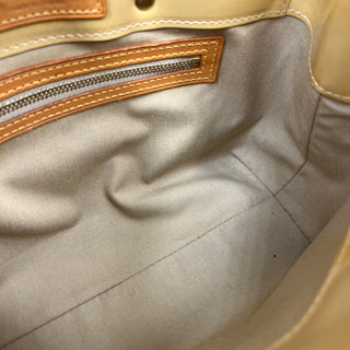 LOUIS VUITTON Reed PM Yellow Beige Top Handle