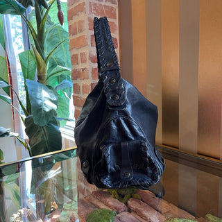 CHLOE Silverado Black Leather Hobo Bag