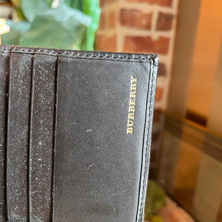 BURBERRY Brown Nova Check Canvas Wallet