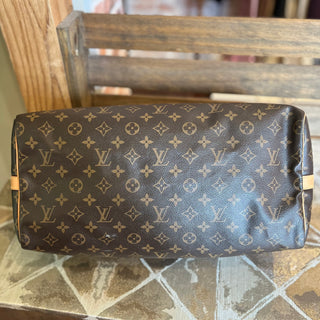 LOUIS VUITTON Speedy Bandouliere 40 Brown Monogram Canvas Weekend Bag