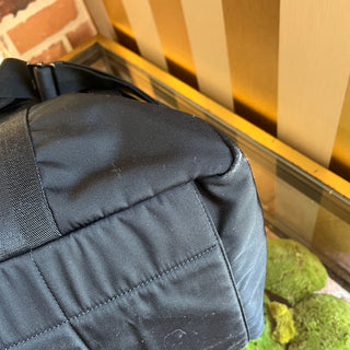 GUCCI Black Techno Canvas Duffle Bag