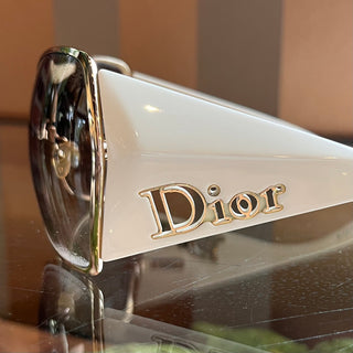 DIOR Gaucho White Acetate Shield Sunnies