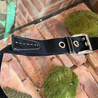 PRADA Black Tessuto Nylon Belt Bag