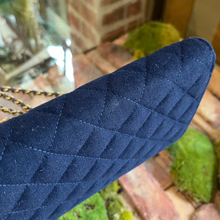 CHANEL Paris-Hamburg Charms Classic Quilted Wool Wallet on Chain