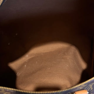 LOUIS VUITTON Speedy 40 Brown Monogram Canvas Vintage Satchel Bag