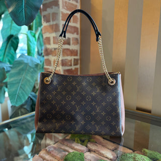 LOUIS VUITTON Brown Surene Monogram Shoulder Bag